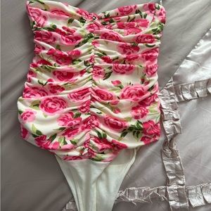 Zara flower tube top